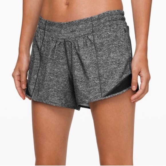 Lululemon Hotty Hot Short Heather Lux Multi Black - Picture 2 of 11